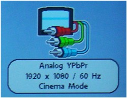 upsampled 1080i resolution display