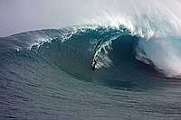 riding Jaws (Peahi) on north shore of Maui
