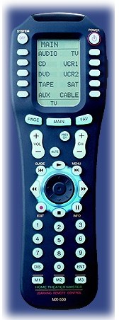 MX-500 universal learning remote control from Universal Remote Control